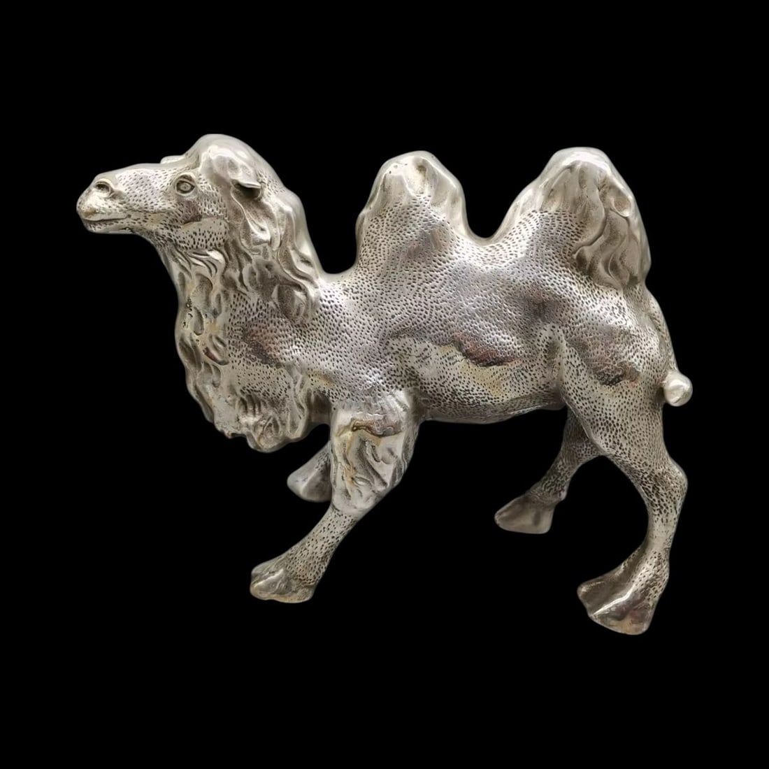 Vintage Copper Tibetan Silver Camel Design Statue (1 of 4)