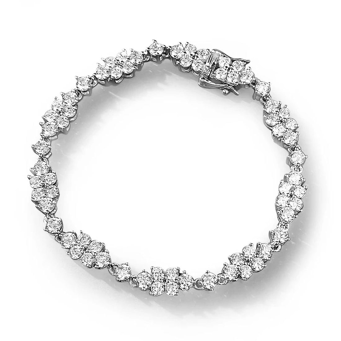 Bracelet S925 Sterling Silver Gemstone Zircon (1 of 4)