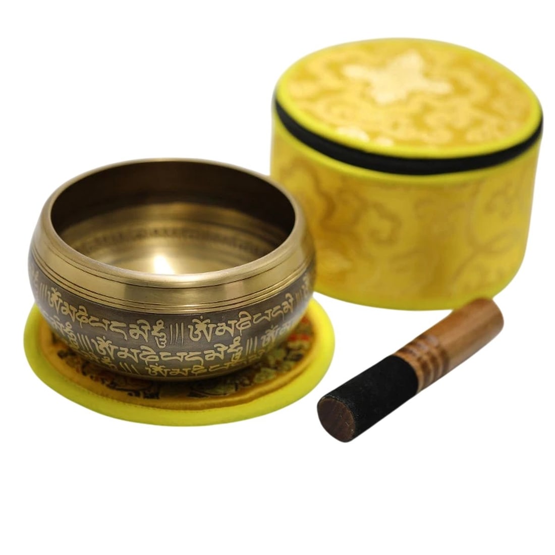 Vintage Tibetan Singing Bowl Music Accessories Set (1 of 4)
