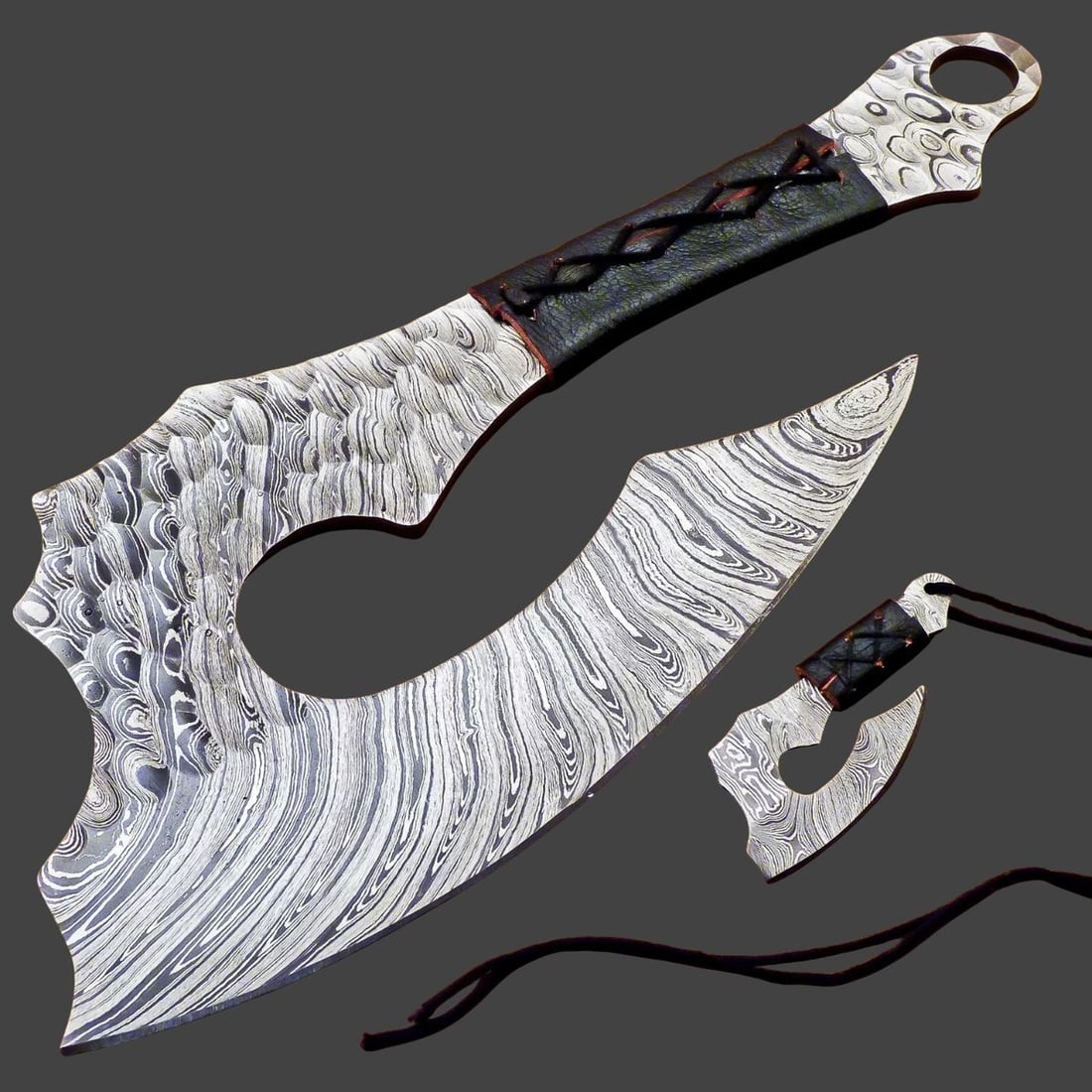 Ambidextrous Steel Handmade Axe Hatchet Mini Copy (1 of 7)