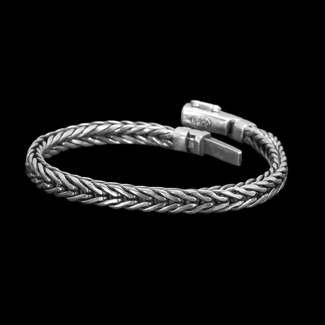 Unique Solid Silver Braided Keel Heritage Art - 4