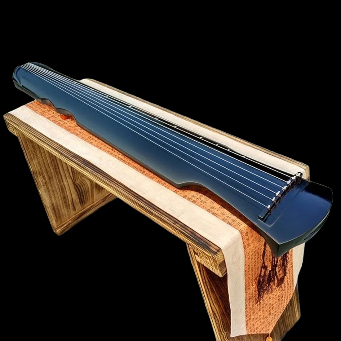 Rare Oriental Musical Stringed Instrument Guqin (1 of 4)