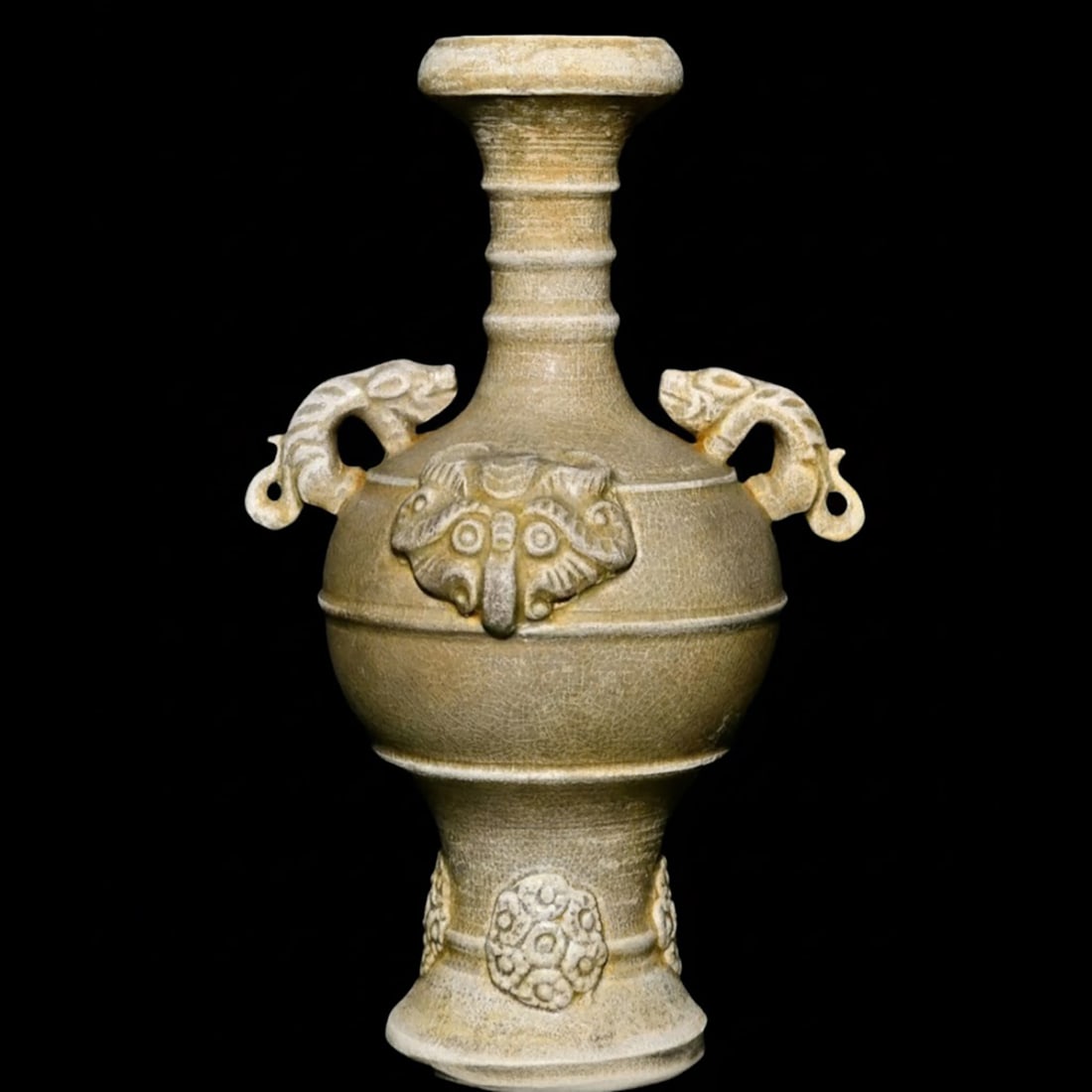 Vintage Chinese Porcelain Traditional Motif Vase (1 of 6)