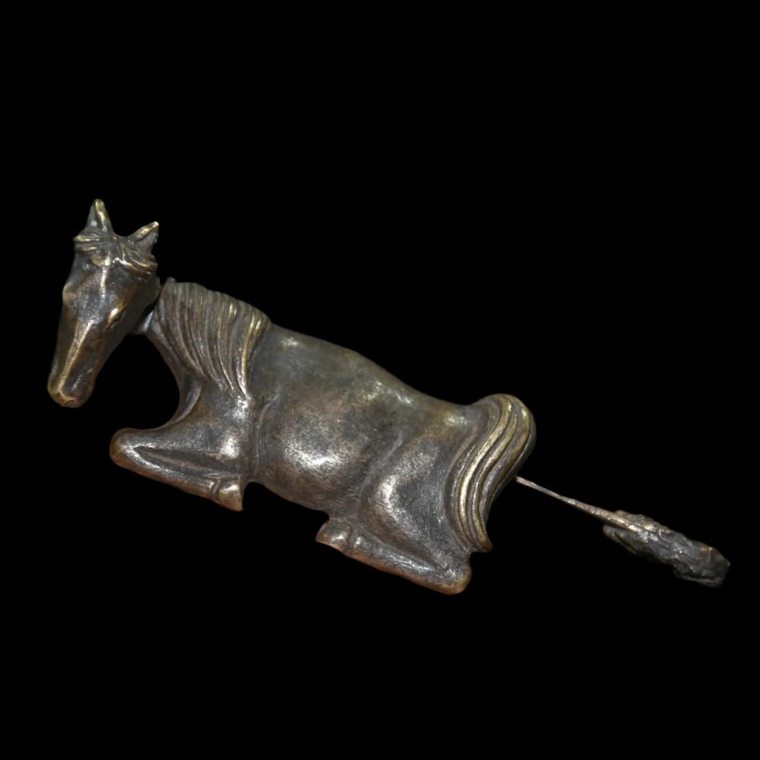 Antique Style Bronze Horse Shape Door Key Lock (1 of 6)