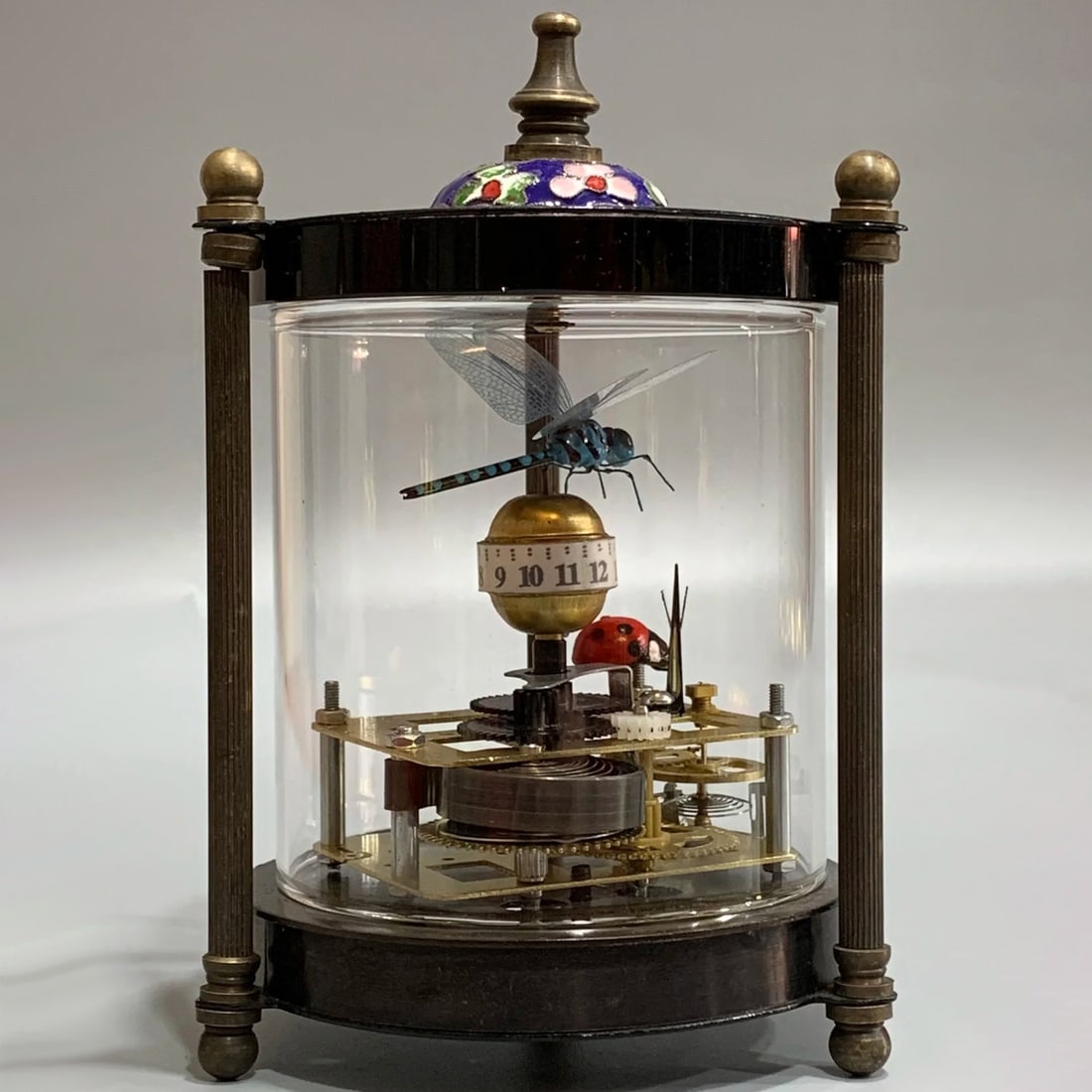Retro Style Handwork Bronzed Mechanical Clock - 4