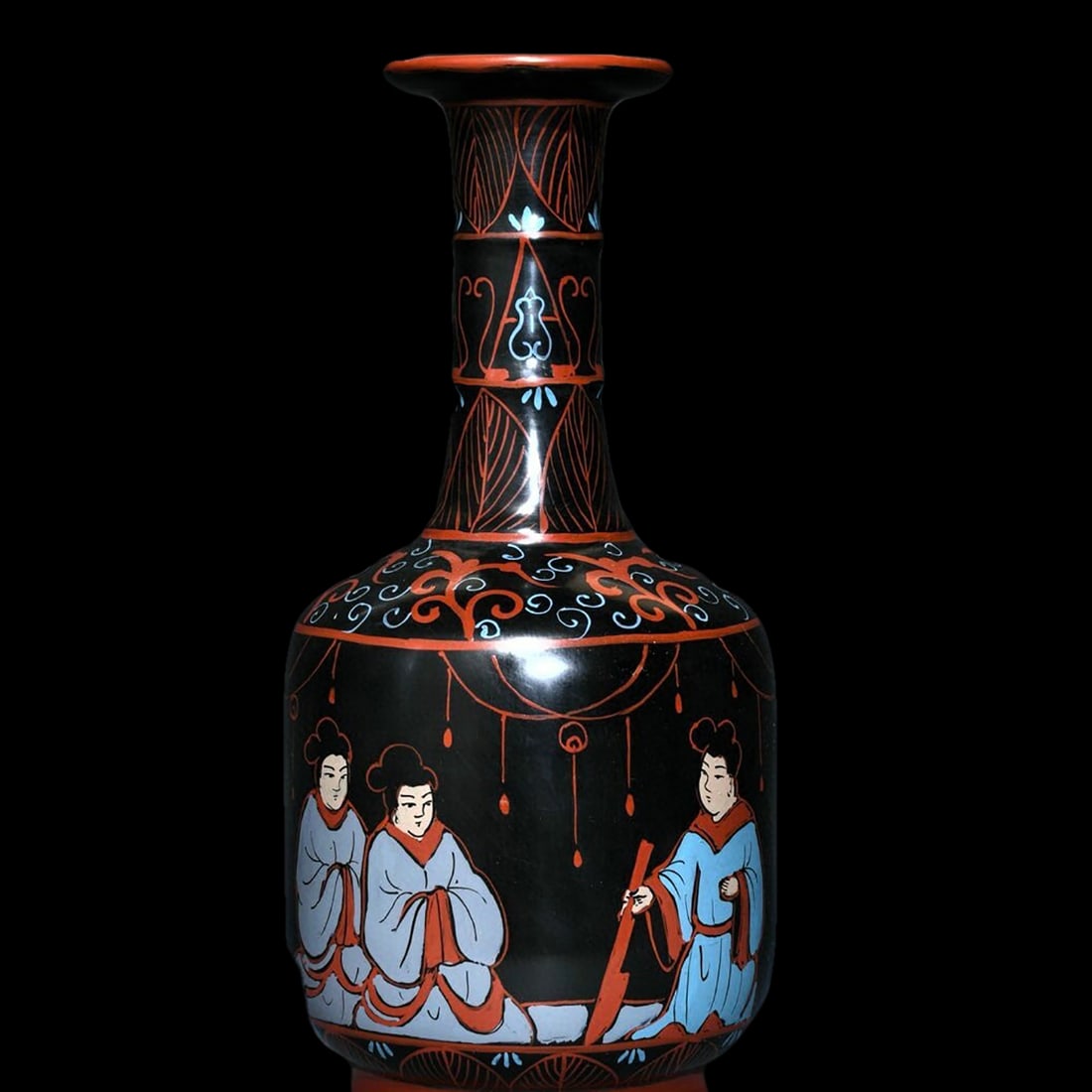 Chinese Retro Style Mythic Person Porcelain Vase (1 of 6)