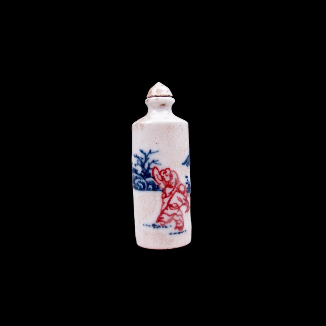 Oriental Old Style Porcelain Monks Snuff Bottle (1 of 5)