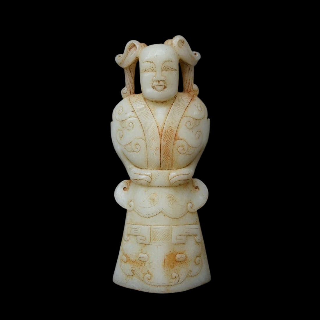 Oriental Retro Style Jade Dynasty Human Sculpture (1 of 10)