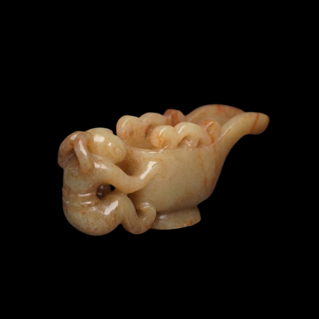 Asian Antique Style Hetian Jade Child Pattern Cup: Size: Height 7.5 cm - Length 3.0 cm - Width 2.0 cm. Weight 0.1 kg. Materials: Jade. Condition: Looks like vintage. This charming figure cup is expertly hand-carved from genuine Hittite jade,