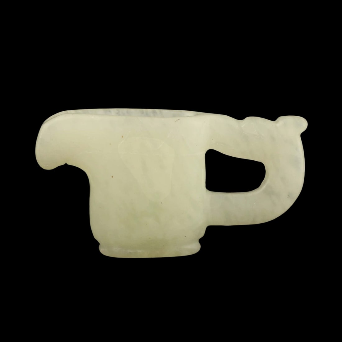 Oriental Retro Style Jade Cup Dragon Shape Handle (1 of 5)