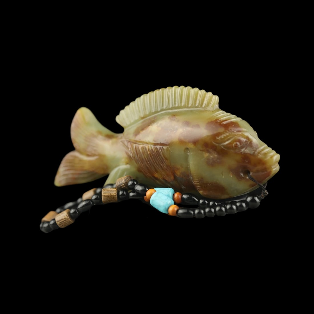 Oriental Jade Traditional Fish Pattern Pendant (1 of 5)