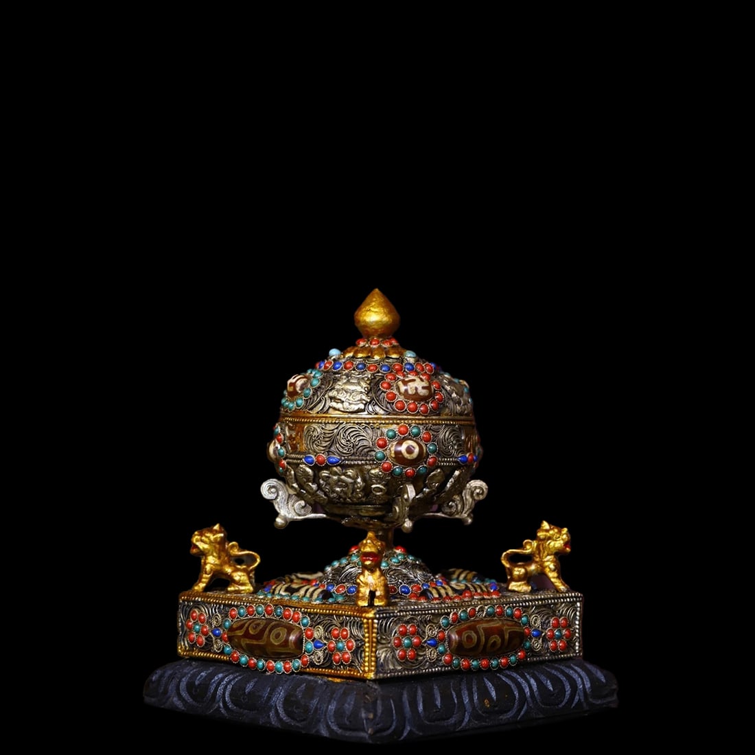 Vintage Style Nepalese Vajra Prayer Wheel Mantras (1 of 5)