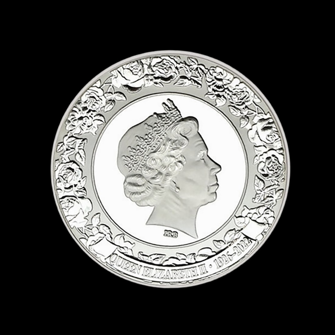 Iron Plated Silver Princess Portrait Medal Coin: Size: Height 4 cm - Length 4 cm - Width 0.3 cm. Weight 30 g. Materials: Iron plated silver. Condition: New. This striking commemorative medal is a masterfully crafted replica of the memory of the grea