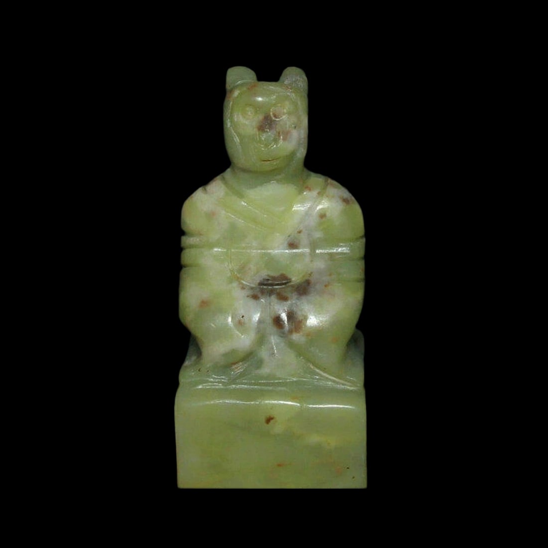 Traditional Green Jade Monkey Year Seal Stamp (1 of 7)