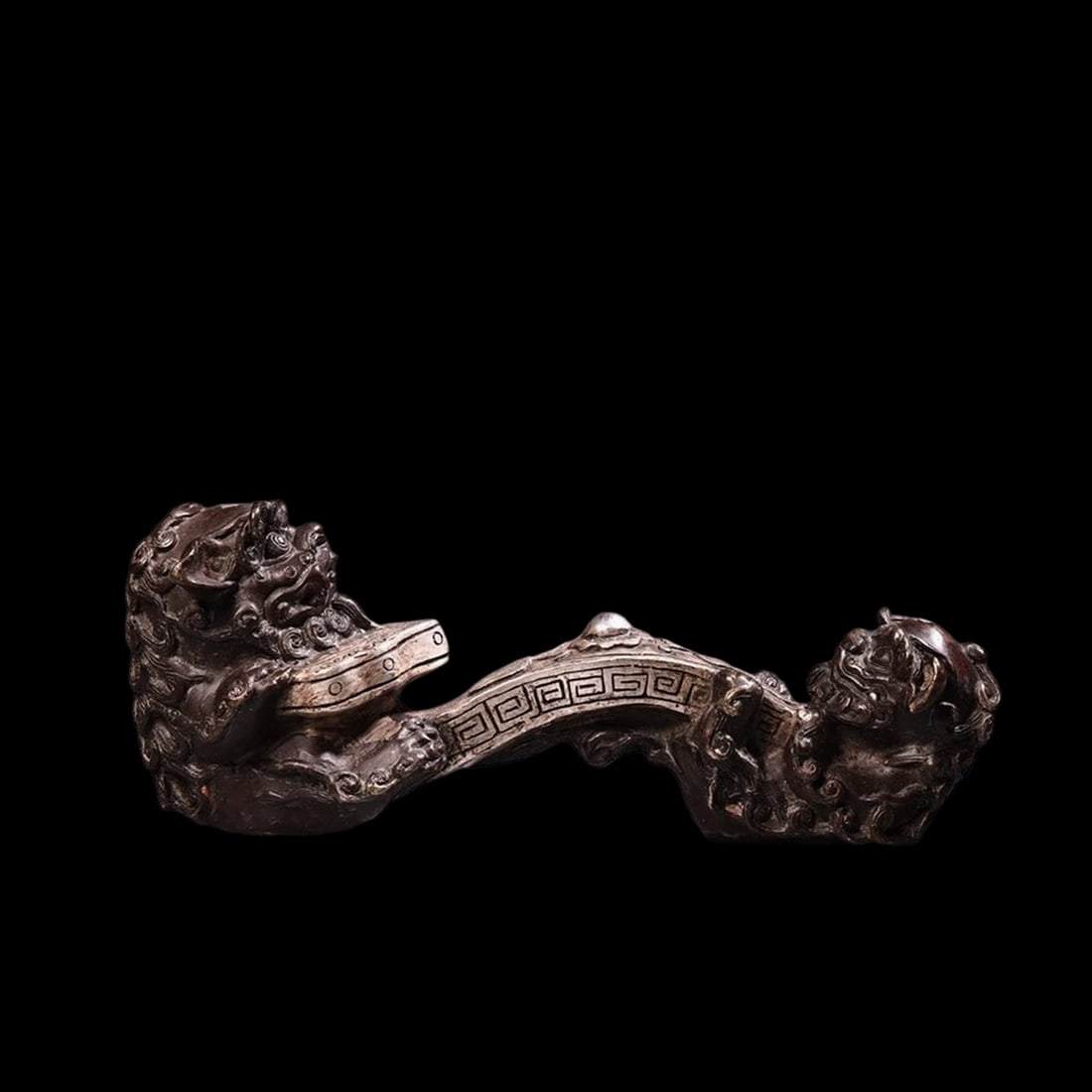 Archaic Style Bronze Ru Yi Prosperity Scepter (1 of 8)