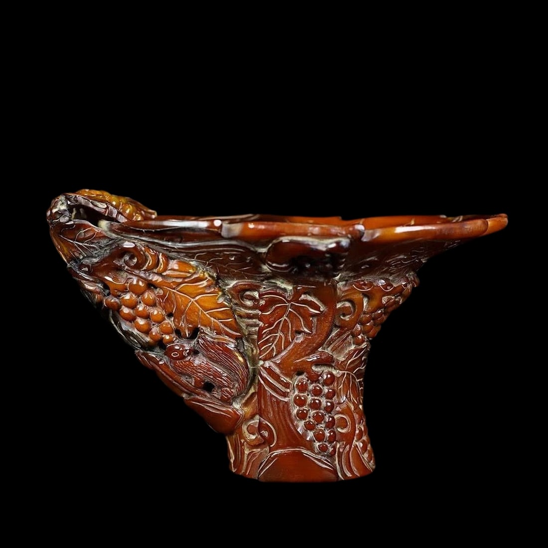 Chinese Vintage Style Cup Vessel Grapes Pattern (1 of 5)