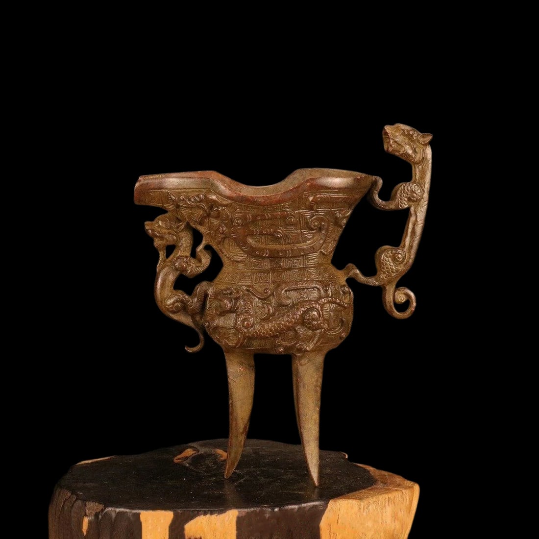 Oriental Antique Style Cup Dragon Loong Pattern (1 of 5)