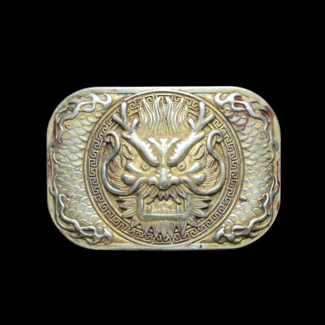 Asian Vintage Style Zodiacal Dragon Buckle Pattern (1 of 4)