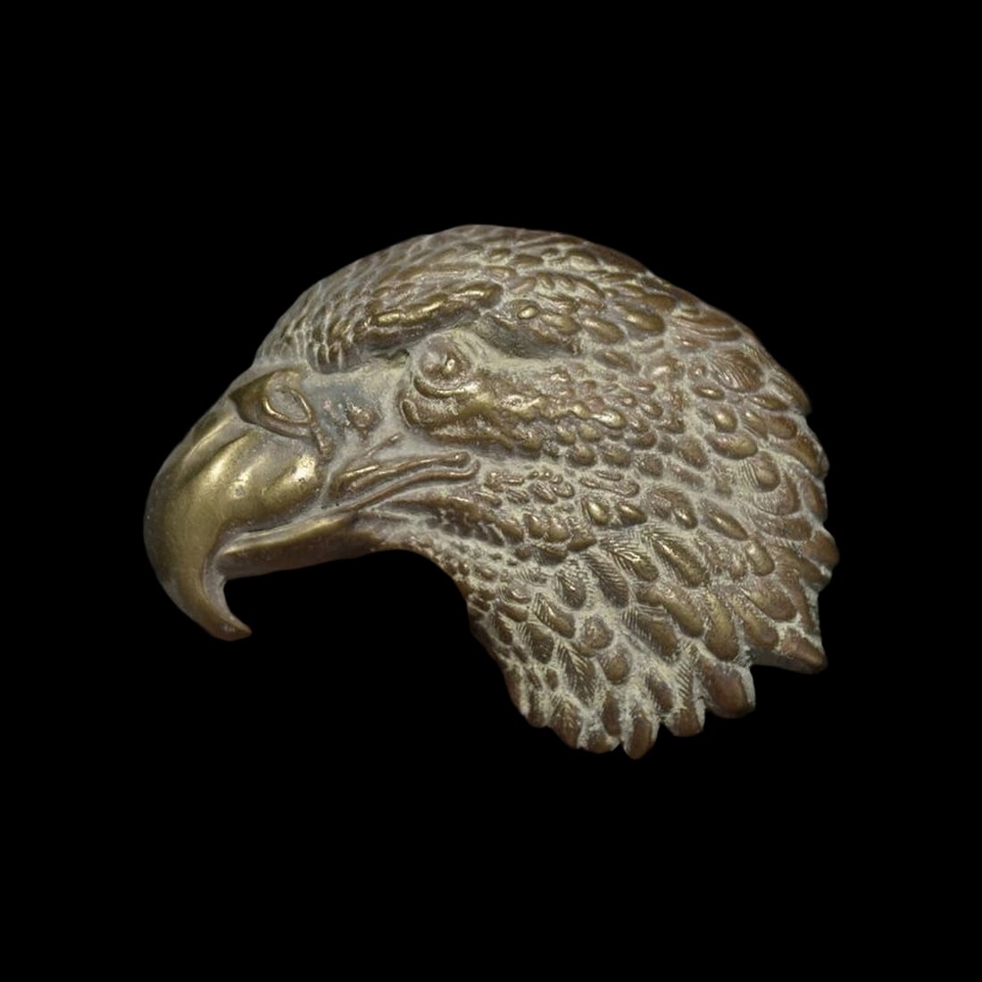Chinese Vintage Style Eagle Head Motif Buckle (1 of 4)
