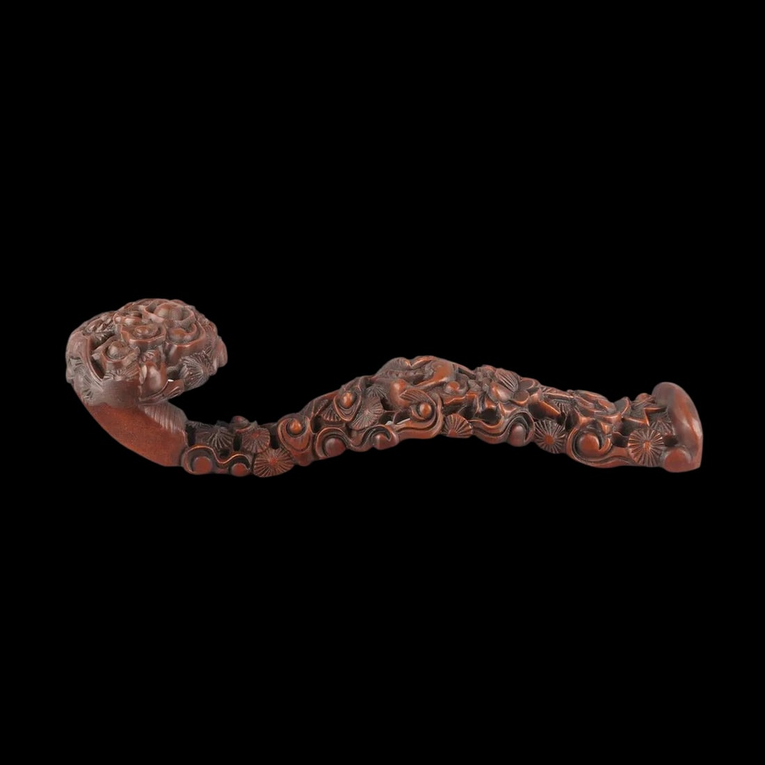 Mythic Boxwood Celestial Bird Ruyi Spirit Scepter (1 of 6)