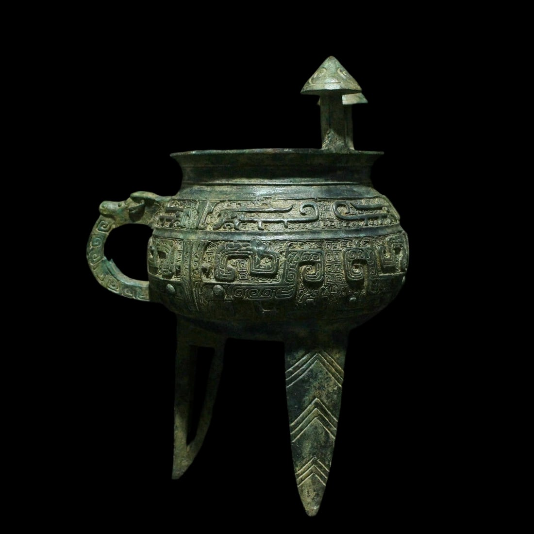 Asian Antique Style Wine Cup Ornaments Pattern (1 of 5)