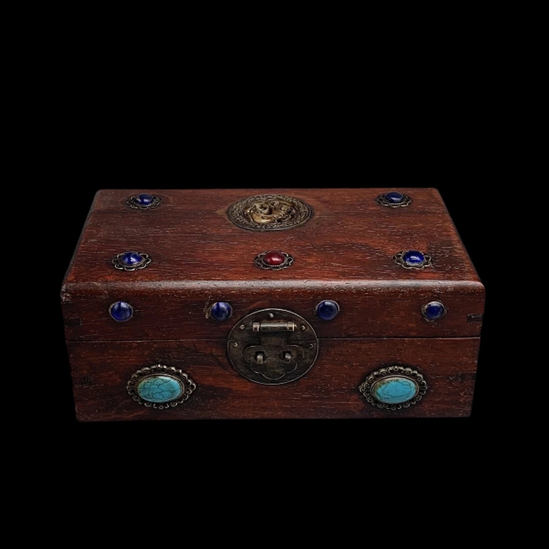 Asian Retro Style Decorative Box Dragon Motif (1 of 8)