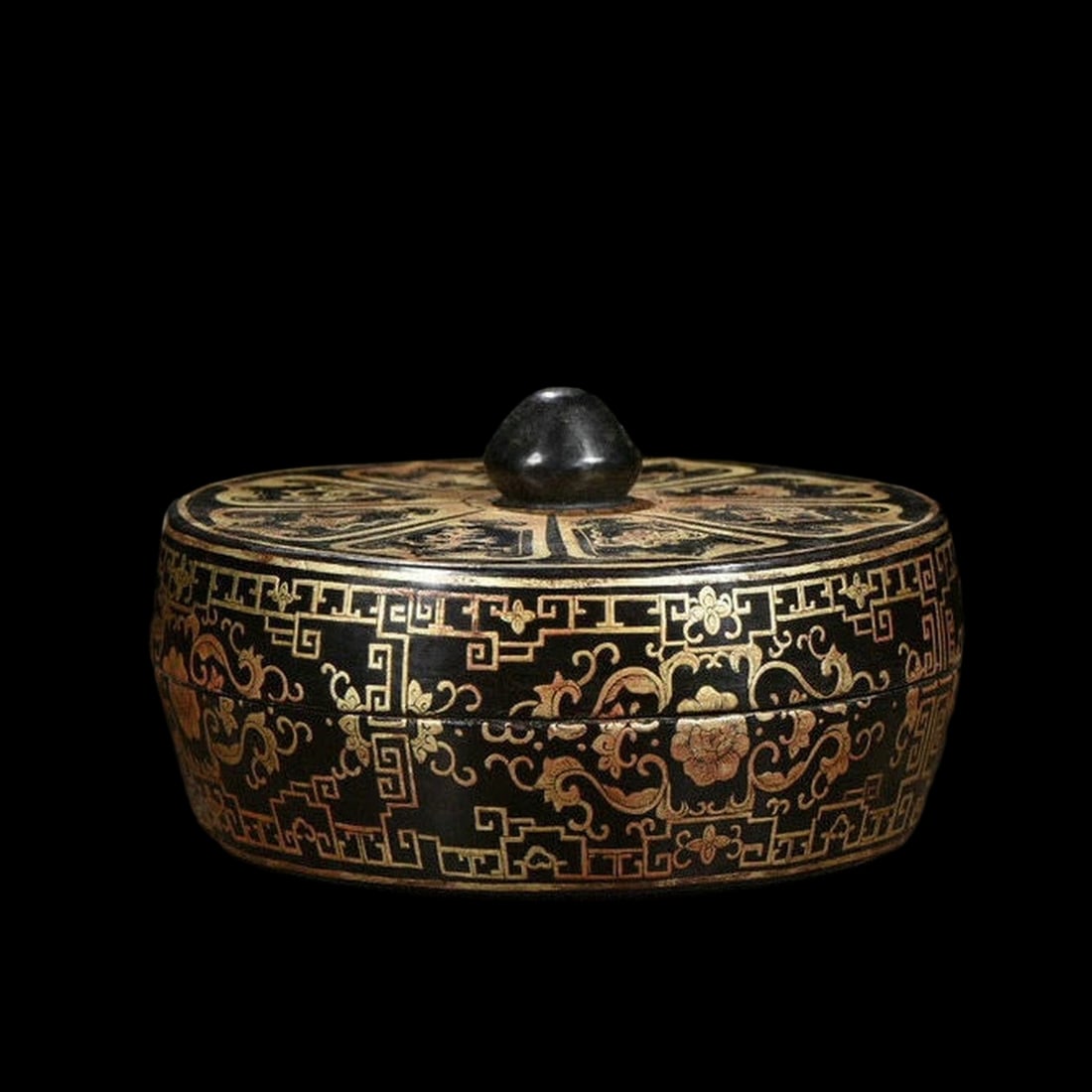 Old Style lacquerware Food Box 5 Compartments (1 of 6)