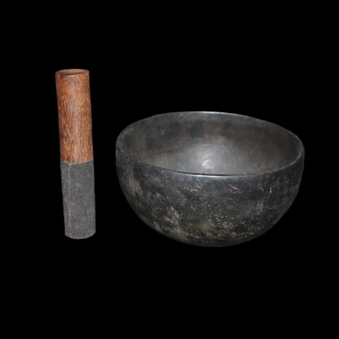 Vintage Bronze Xizang Temple Buddha Voice Dynasty Tea Cup (1 of 8)