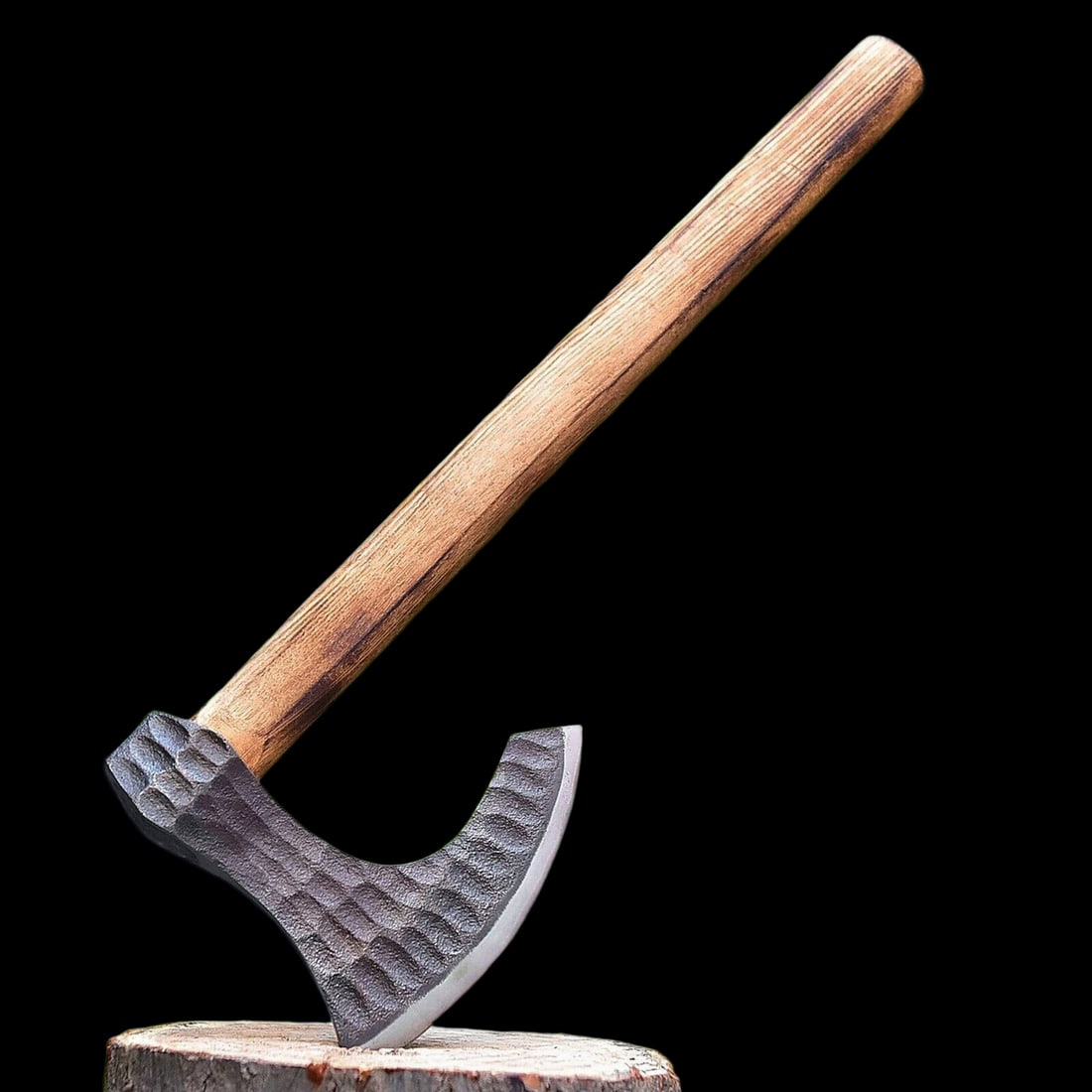 Custom Handmade Carbon Steel Tomahawk Hatchet Camping Hunting Axe (1 of 4)