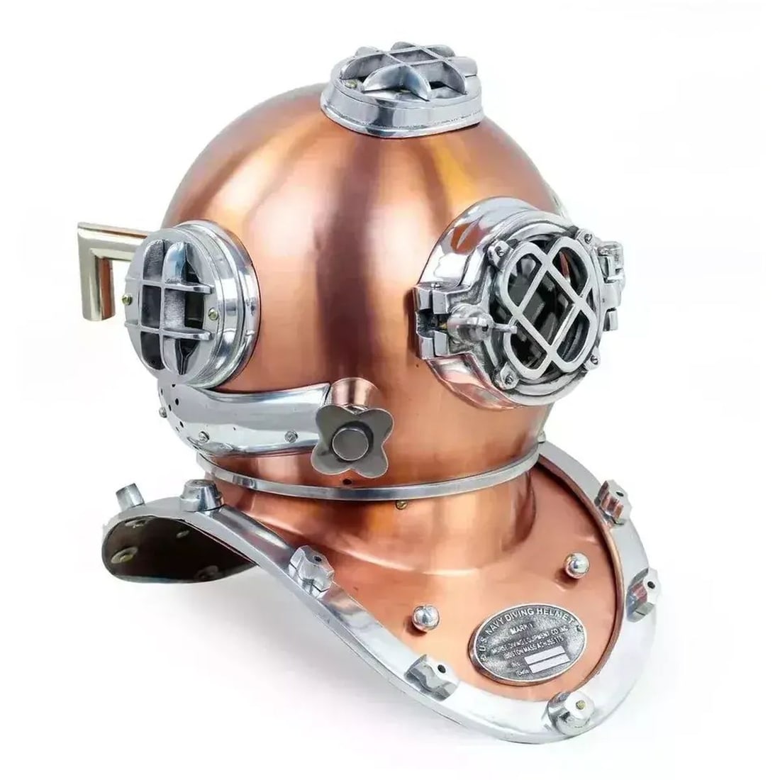 Full-Size Replica Copper Diving Polish Helmet (1 of 4)