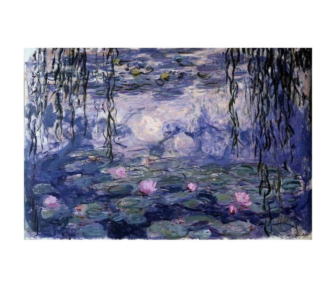 Art Monet Flowers Canvas Print Decor Reproduction (1 of 2)