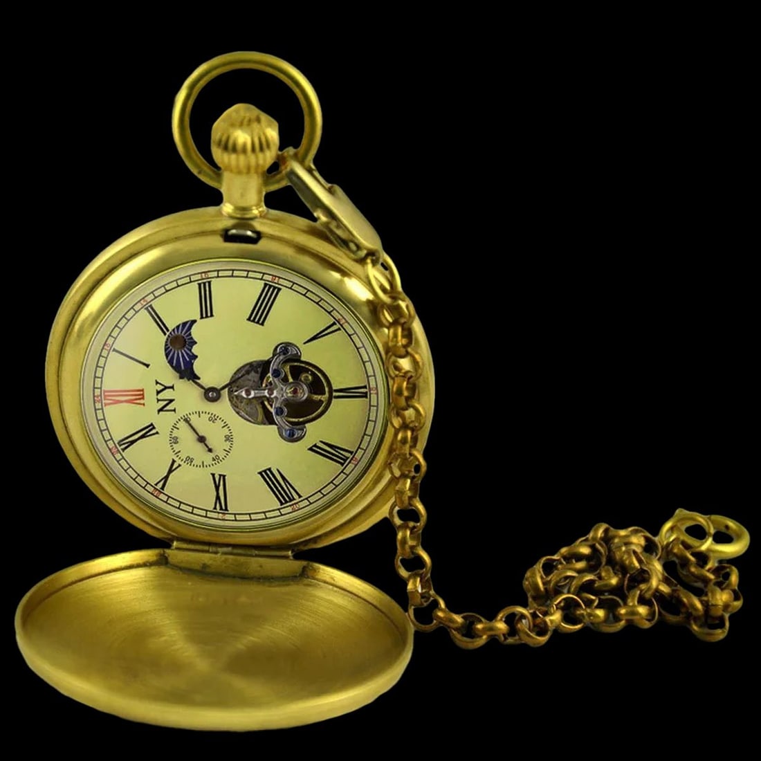 Collectible Copper Vintage-Inspired Pocket Watch (1 of 4)