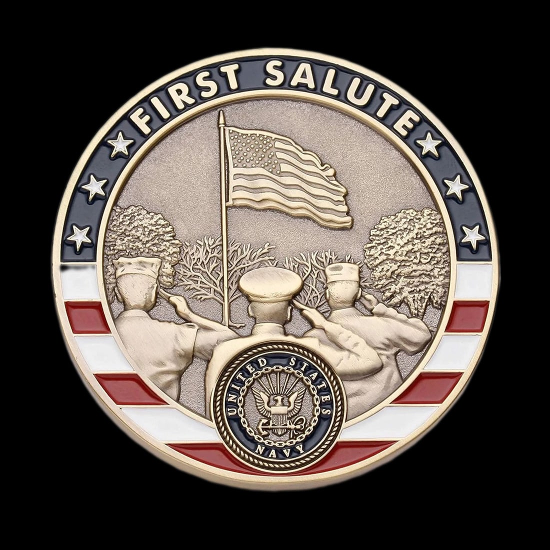Navy Seal Commissioned Officer Sailor Coin Medal (1 of 2)