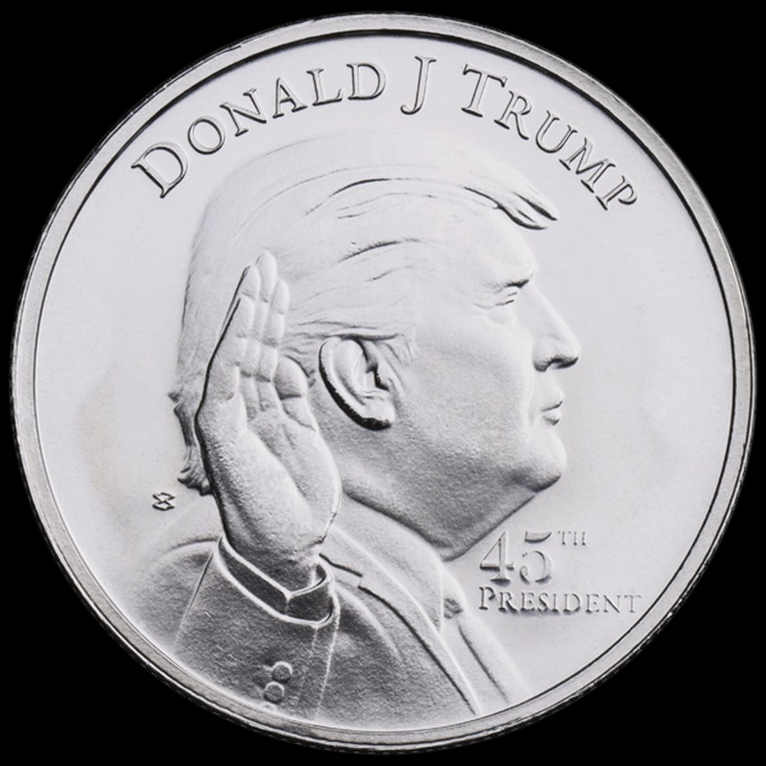 999 Silver Round Collectible Coin United States: Size: Diameter 39.4 mm - Thickness 3 mm. Materials: 999 silver. Condition: New. This 1 troy ounce silver coin is struck with .999 fineness, ensuring high purity. The obverse prominently features a lik