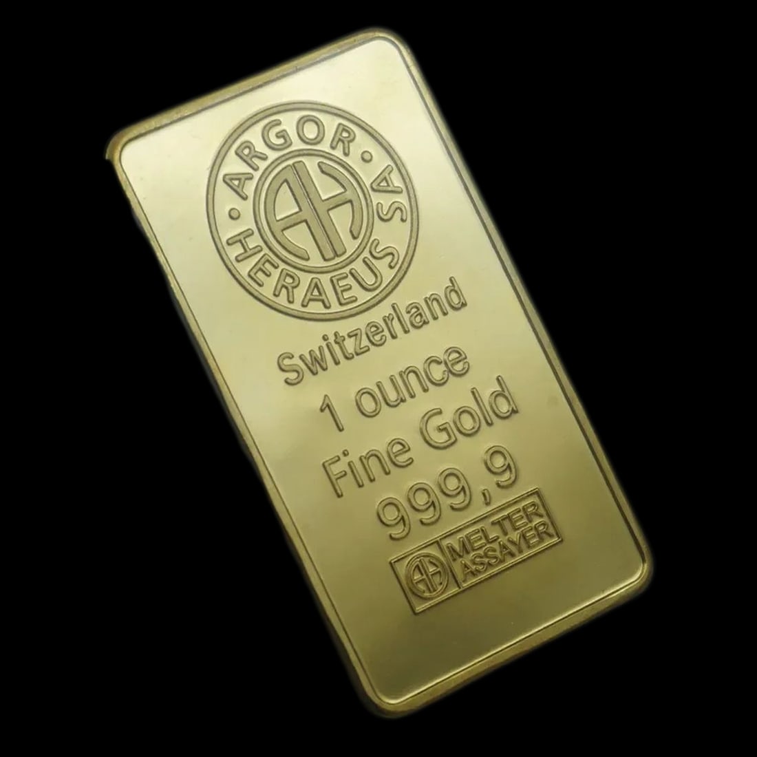 Collectible European Bank Gilt Replica Bar Ingot (1 of 2)