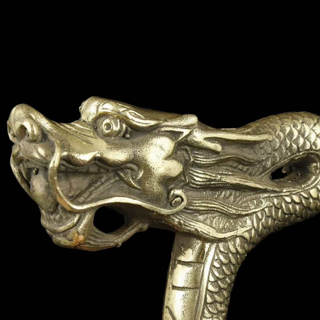 Unique Retro Oriental Dragon Shape Cane Handle - 4