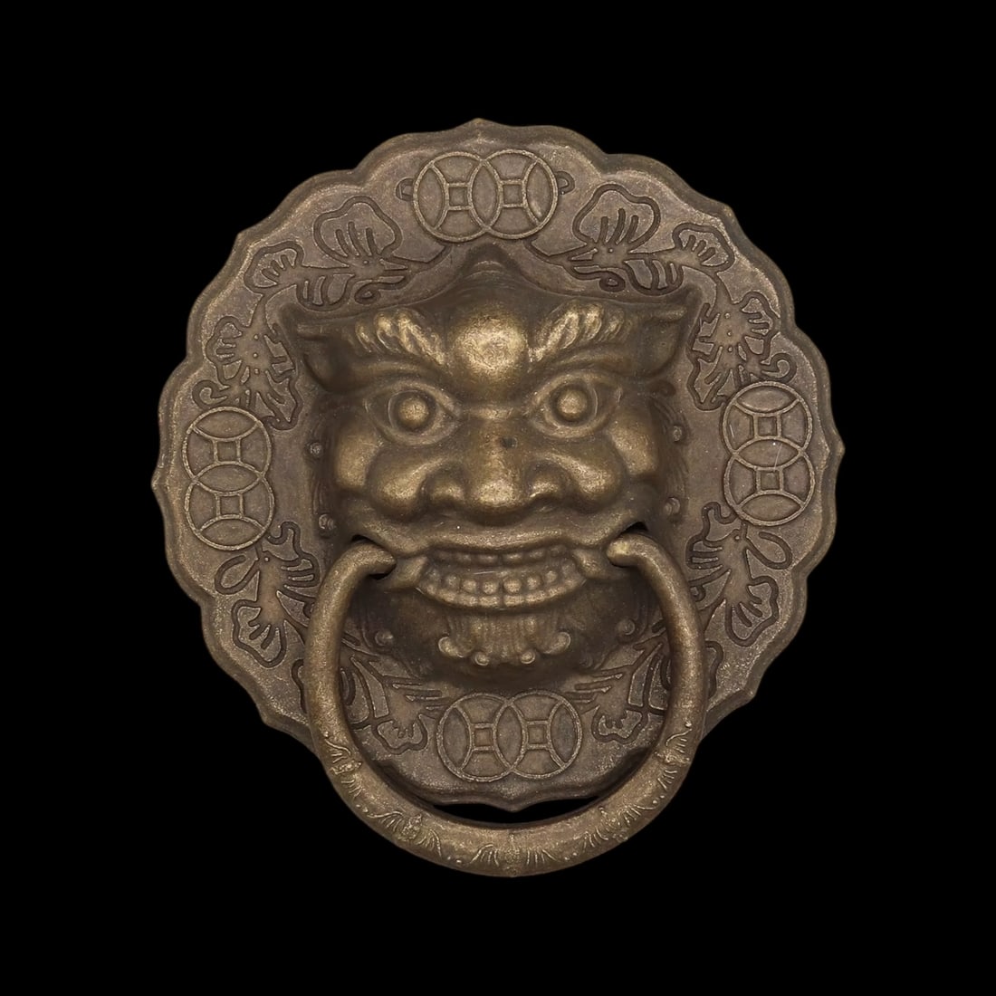 Vintage-Style Chinese Lion Ornament Door Ring (1 of 5)