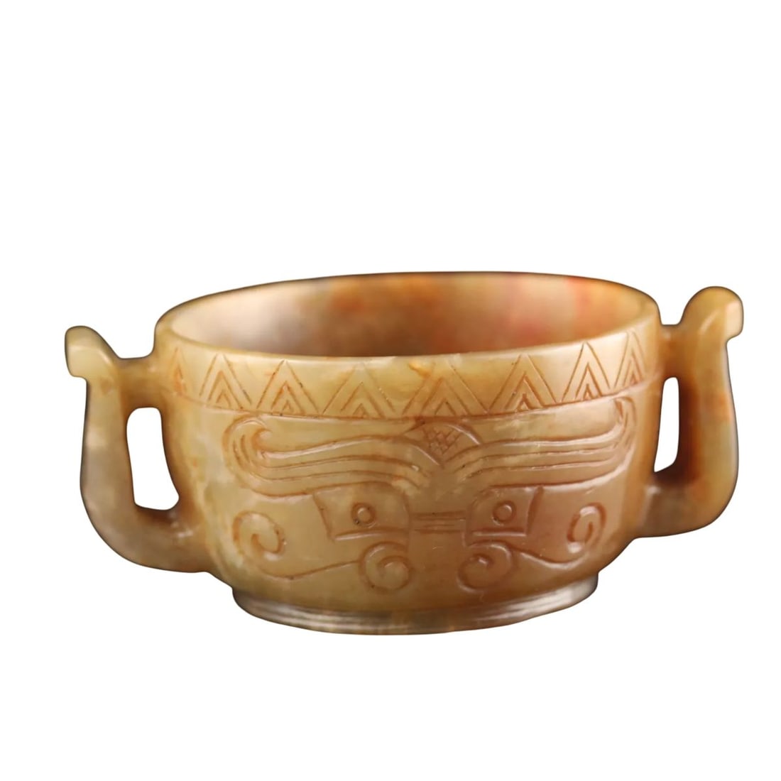 Chinese Handmade Jade Dragon Ornament Design Bowl (1 of 5)