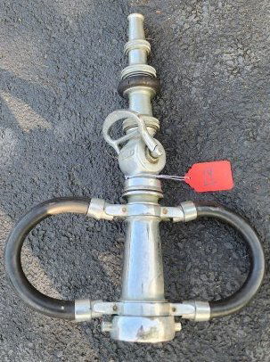 2 1/2" Brass Fire Hose Nozzle (1 of 3)