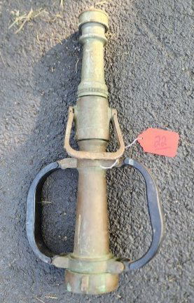 2 1/2" Brass Fire Hose Nozzle (1 of 1)