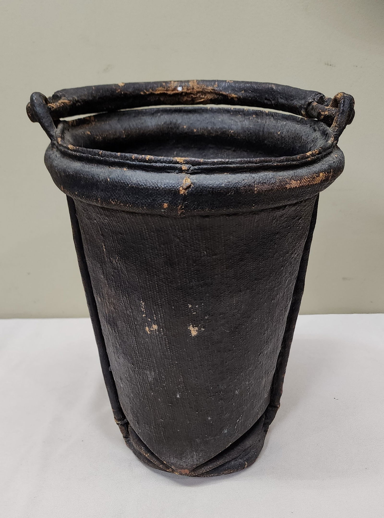 Early Canvas Fire Bucket (1 of 4)