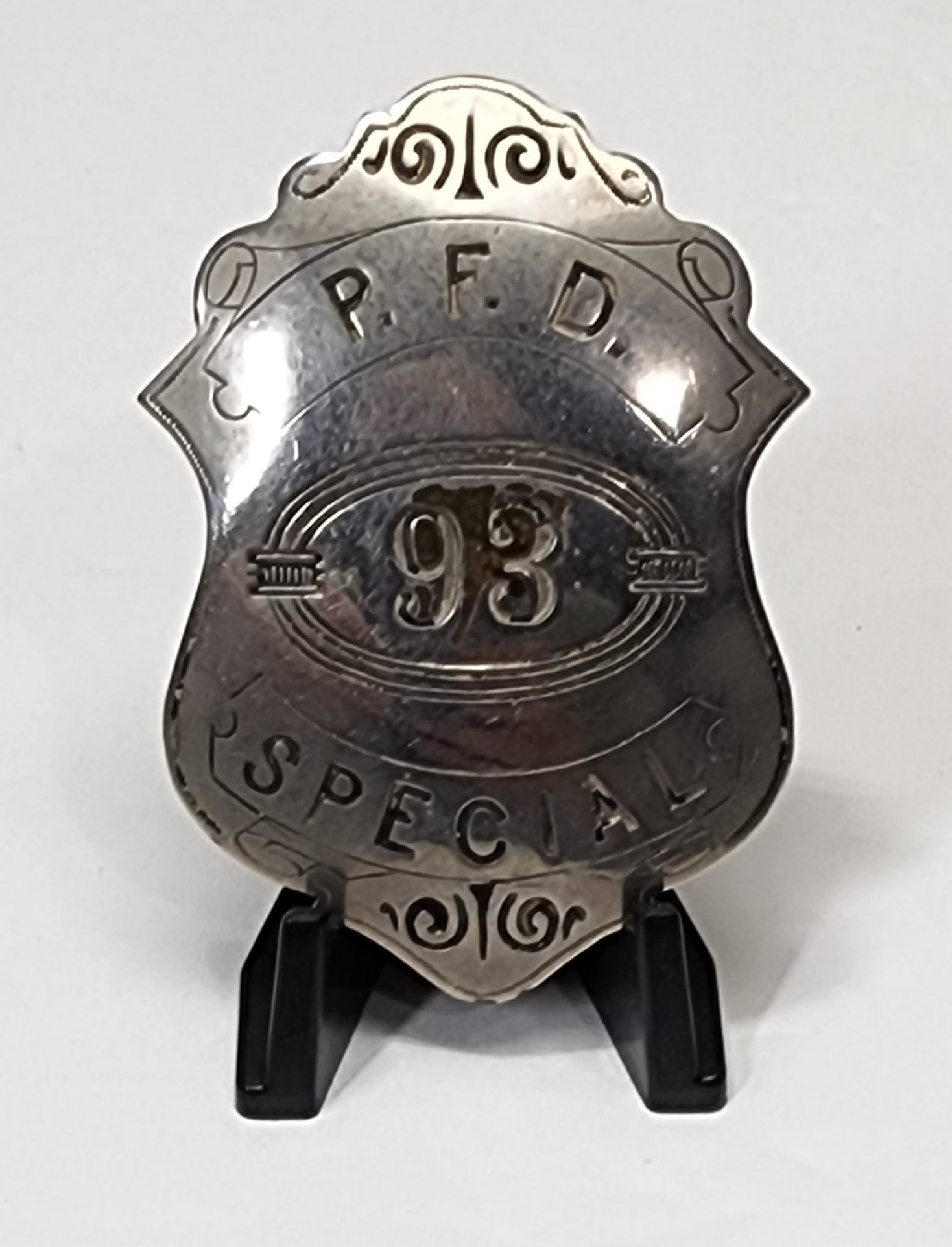Engraved Fire Department Badge (1 of 3)