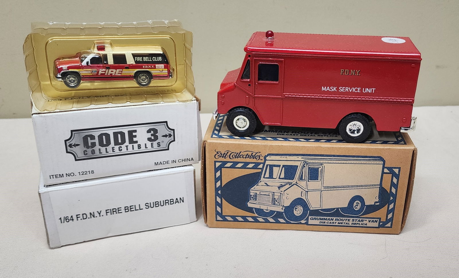 Lot of FDNY Collector Toys Code 3 and Ertl (1 of 3)