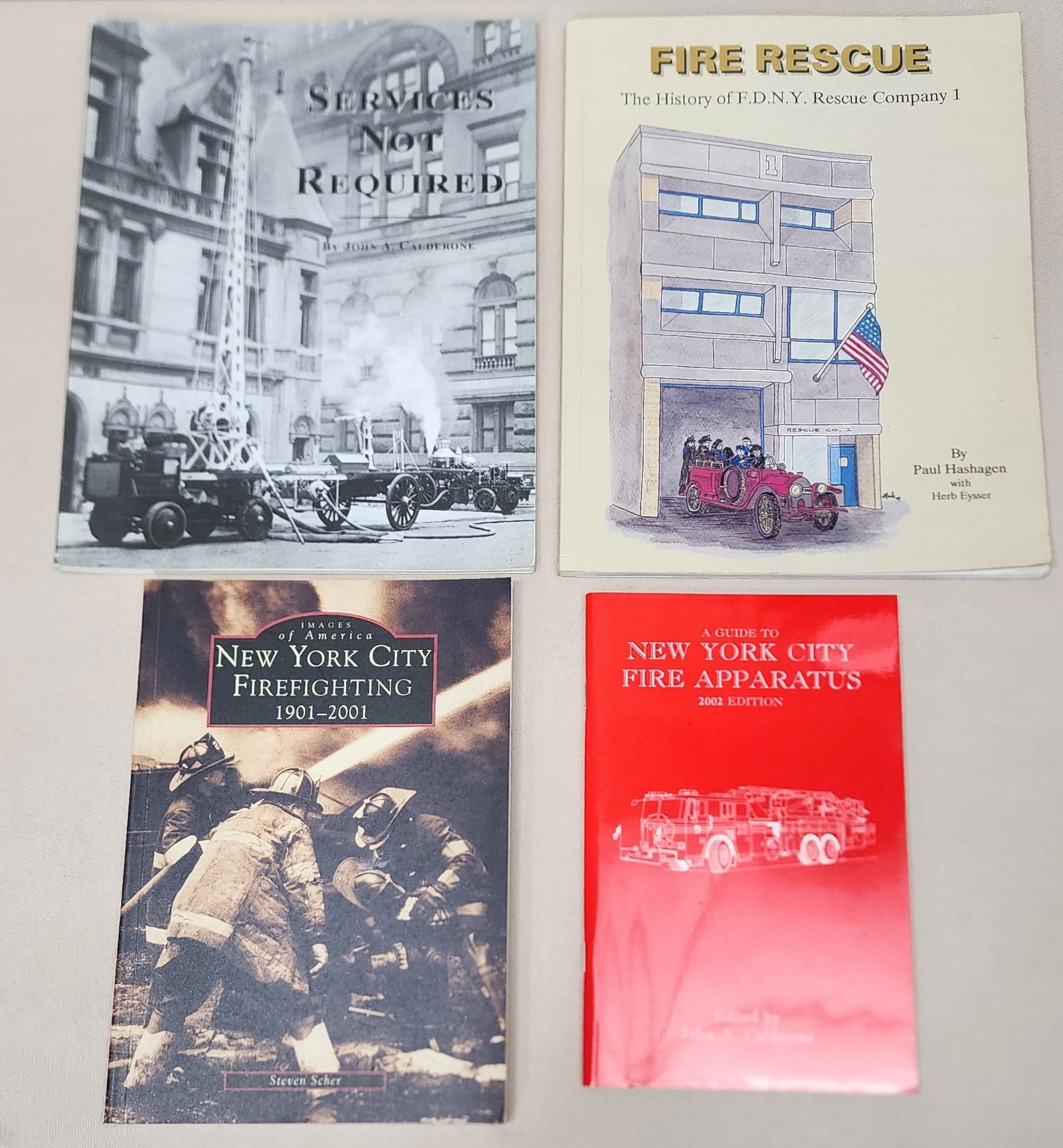 Lot of 4 Books about the FDNY (1 of 8)