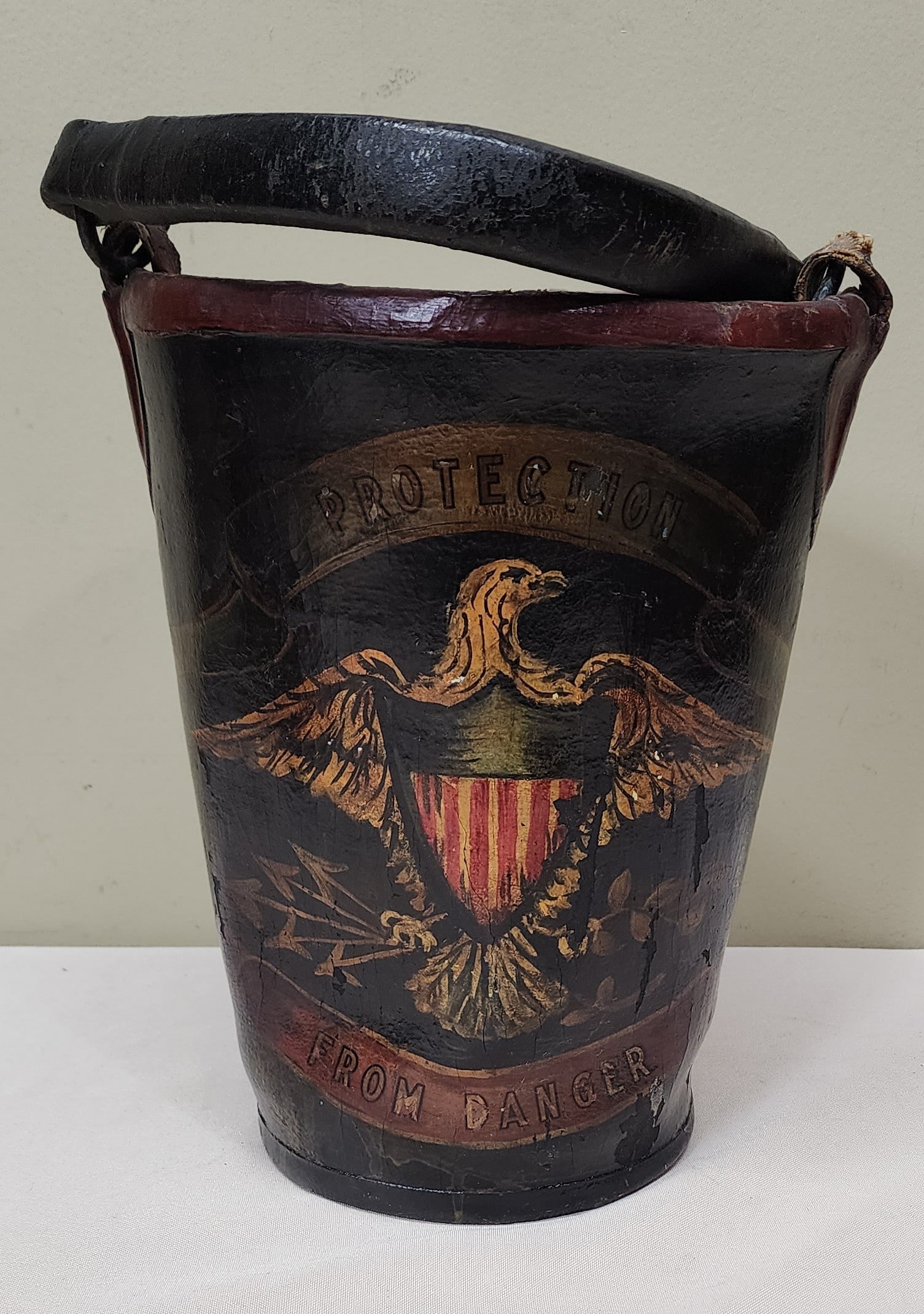 Painted Fire Bucket (1 of 5)