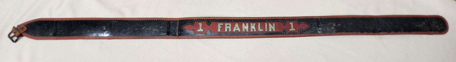 Leather Fire Department Parade Belt Franklin 1 (1 of 4)