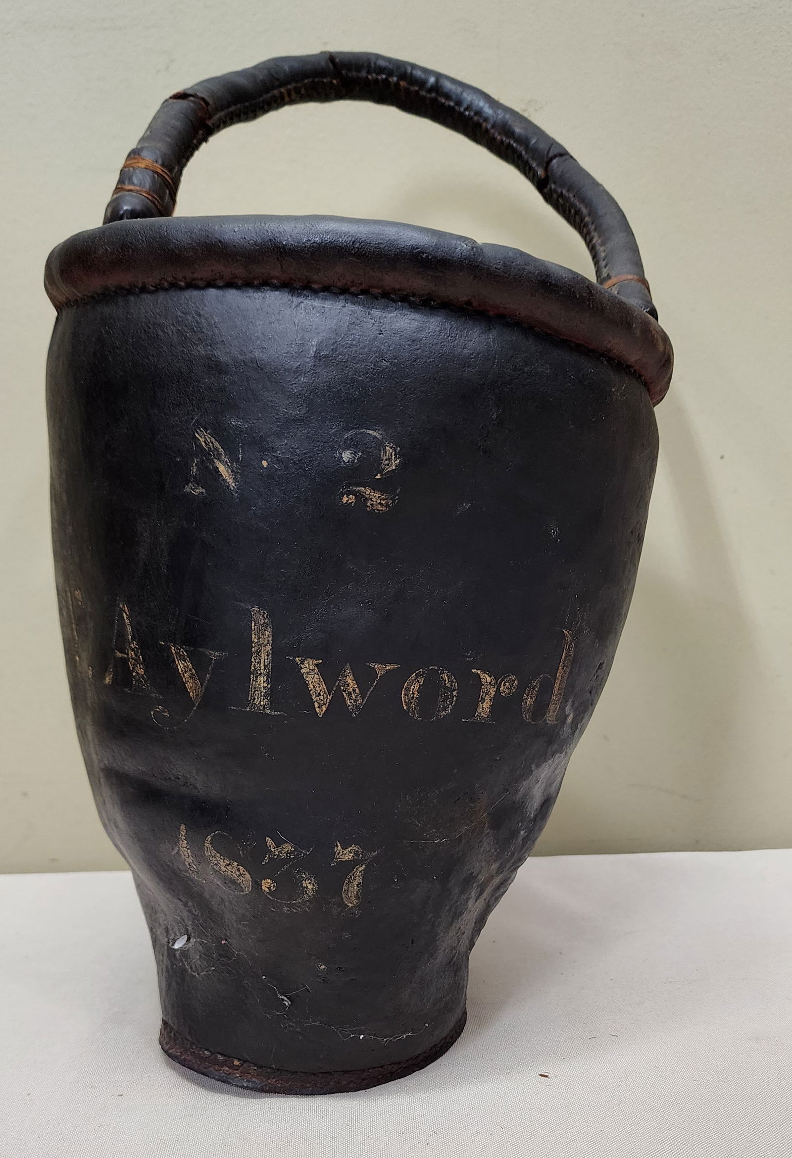 Early Leather Fire Bucket (1 of 5)