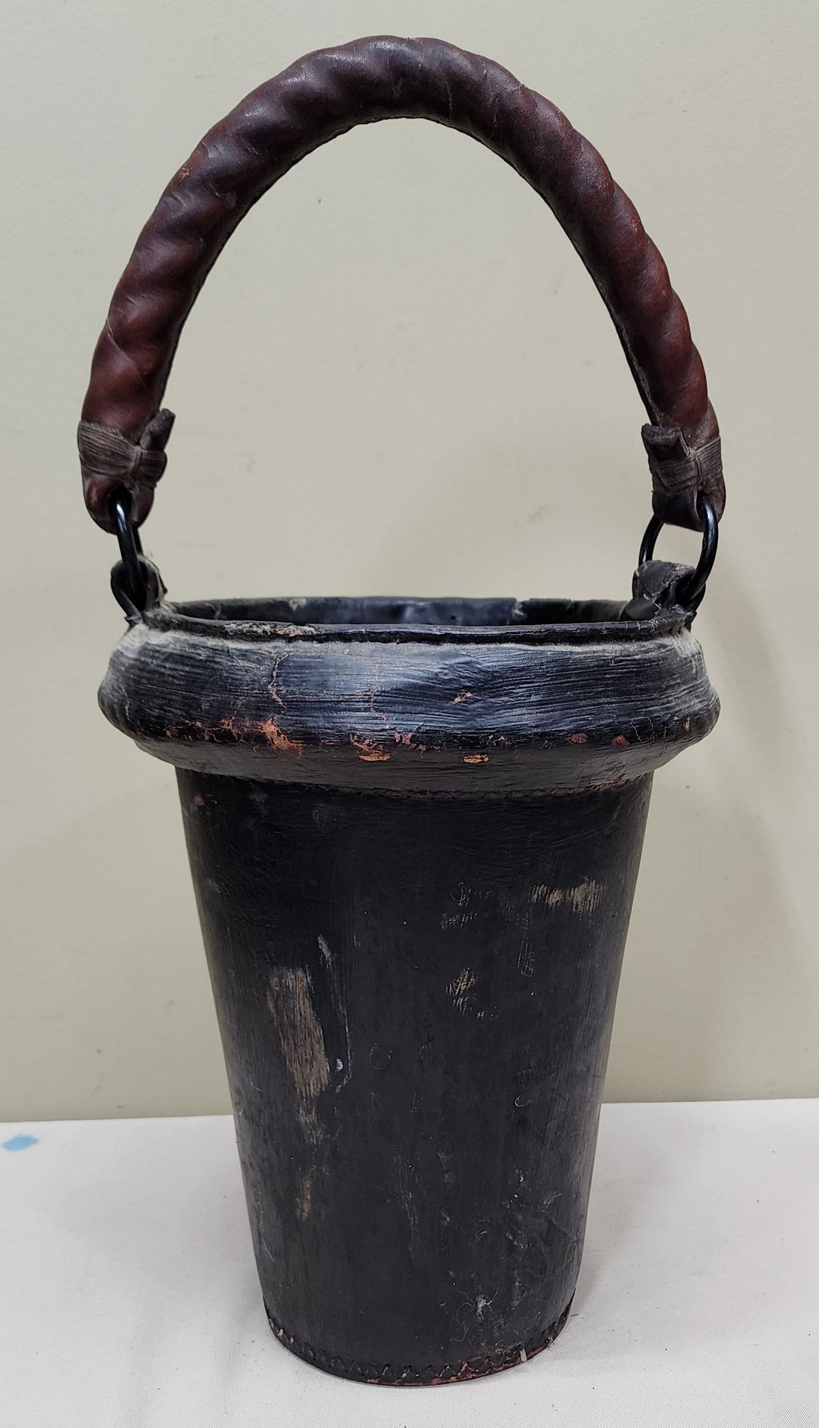 Composition Fire Bucket Ladder or Hose Wagon (1 of 4)