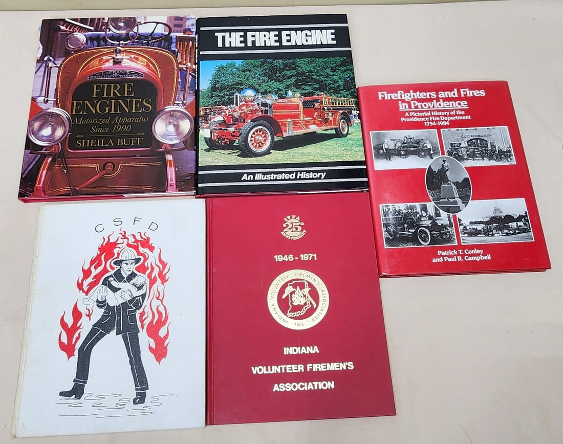 Lot of 5 Firefighting Books (1 of 1)