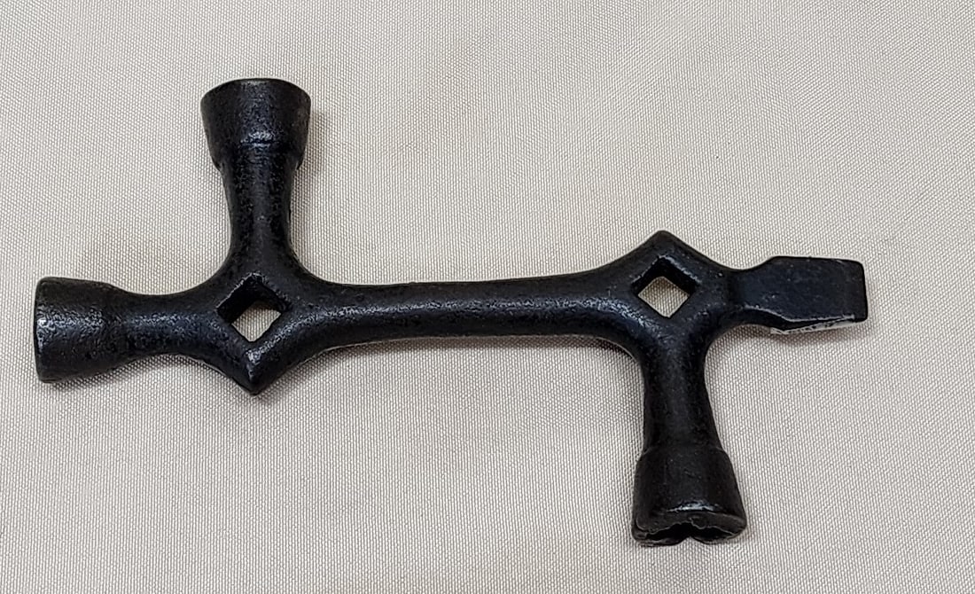 Early Fire Department Bed Key and Wrench (1 of 2)